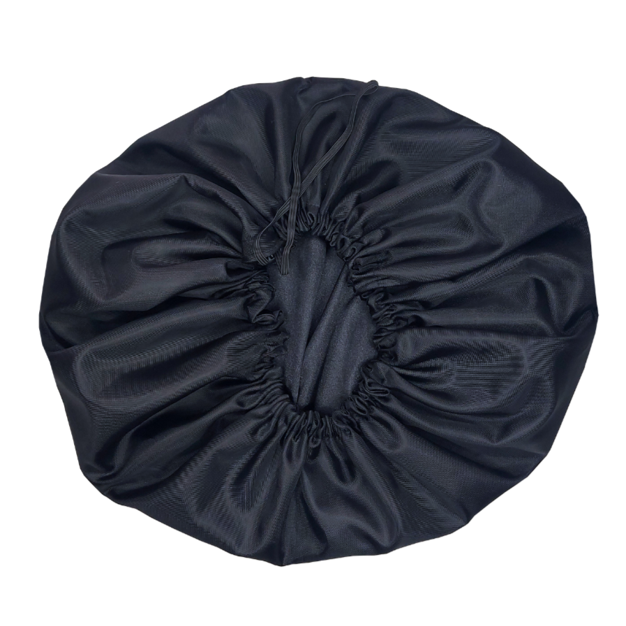 SATIN-LINED SHOWER CAP (ADJUSTABLE)