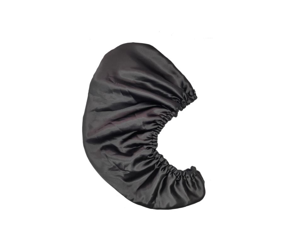 satin-wrapped microfiber towels