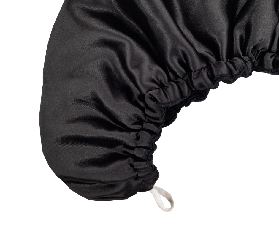 AMANI - BLACK MICROFIBRE TOWEL