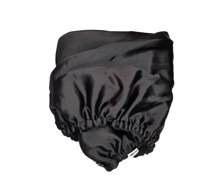 AMANI - BLACK MICROFIBRE TOWEL