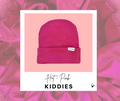 HOT-PINK SATIN-LINED BEANIE (KIDDIES)