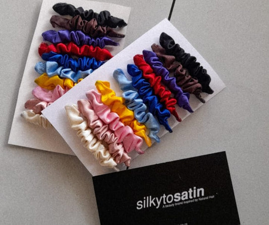 SATIN SCRUNCHIE HAIR PINS (VOL 3.)