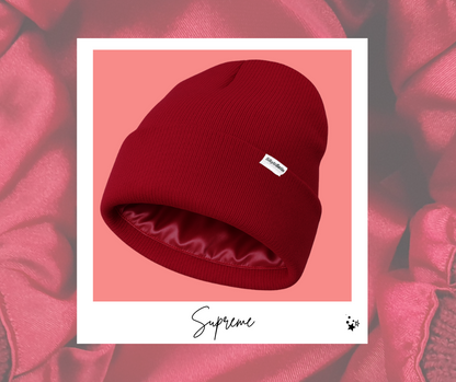 SUPREME SATIN-LINED BEANIE