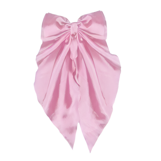 PINK HAIR BOW CLIP