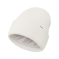 SNOW WHITE SATIN-LINED BEANIE
