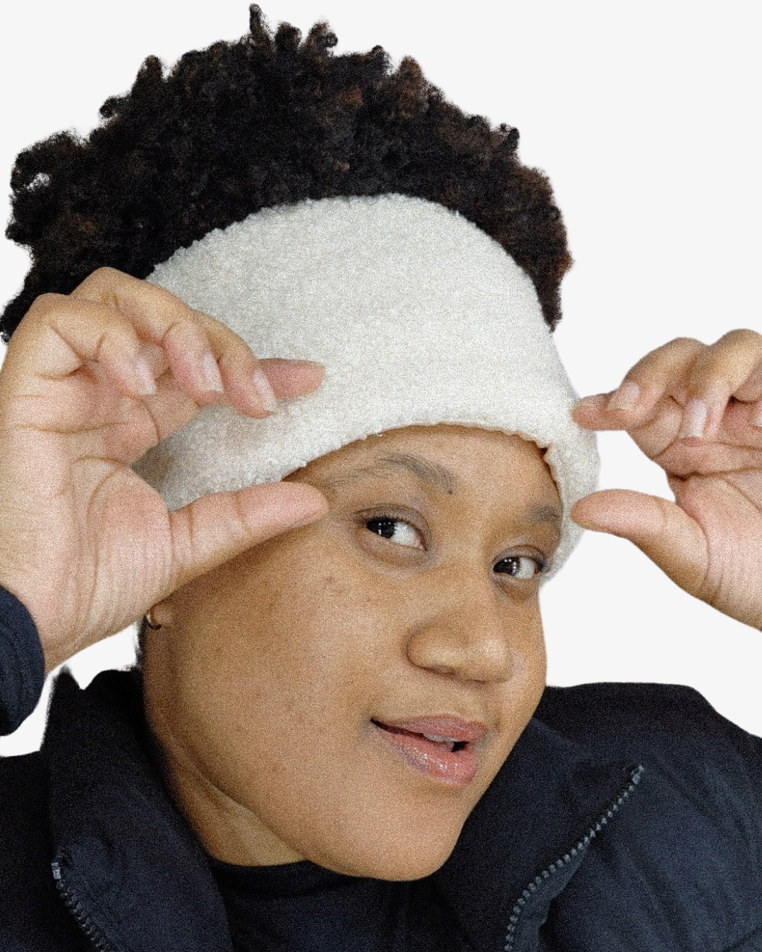 SATIN-LINED WINTER HEADBAND