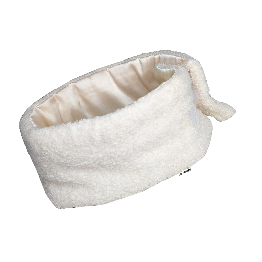 SATIN-LINED WINTER HEADBAND