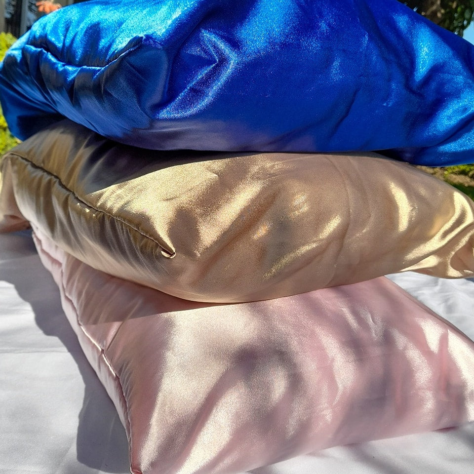 NUDE SATIN PILLOWCASE