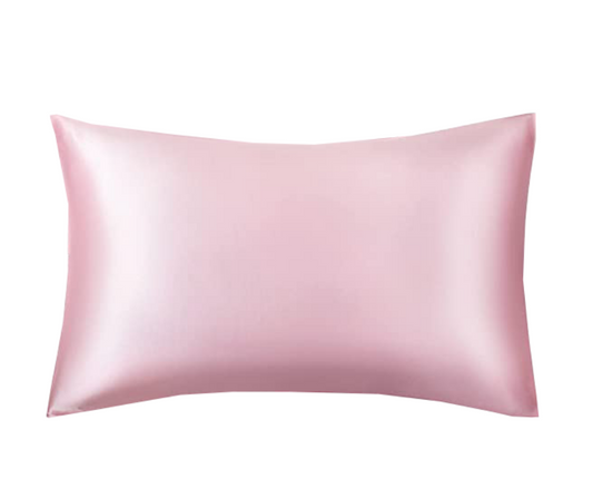 BABY PINK SATIN PILLOWCASE